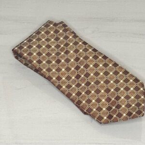 Brooks Brothers Gold and Brown Classic Tie